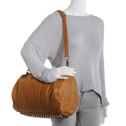 Alexander Wang Leather Rocco Duffel Mustard 2 of 6