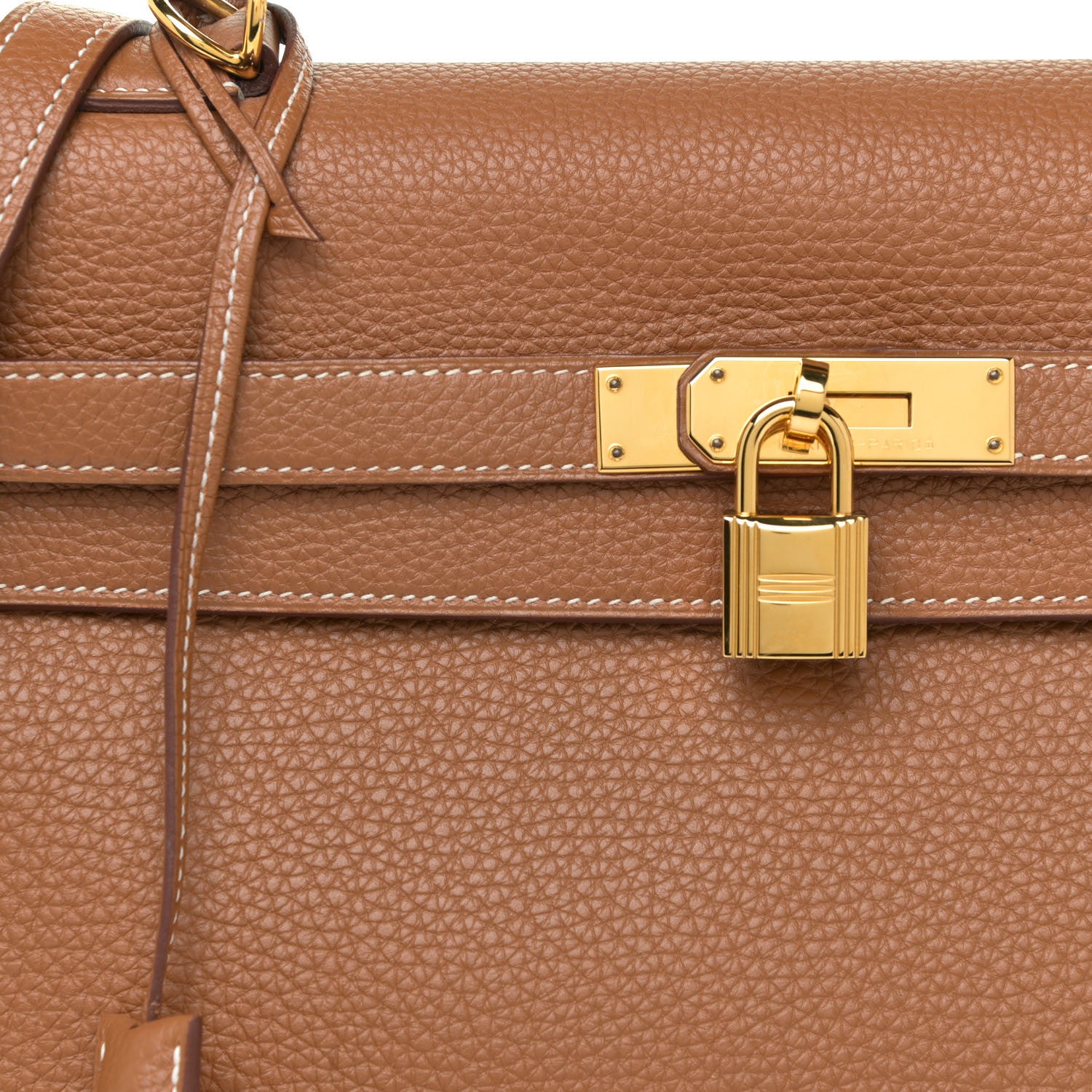 Hermes Togo Kelly Retourne 35 Gold 7 of 12