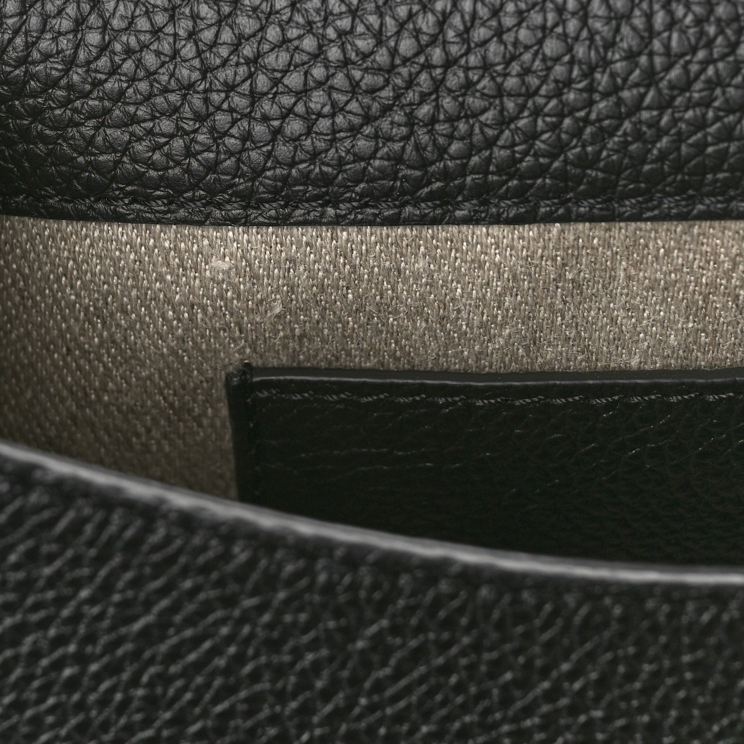 Calfskin Medium Marcie Round Crossbody Bag Black
