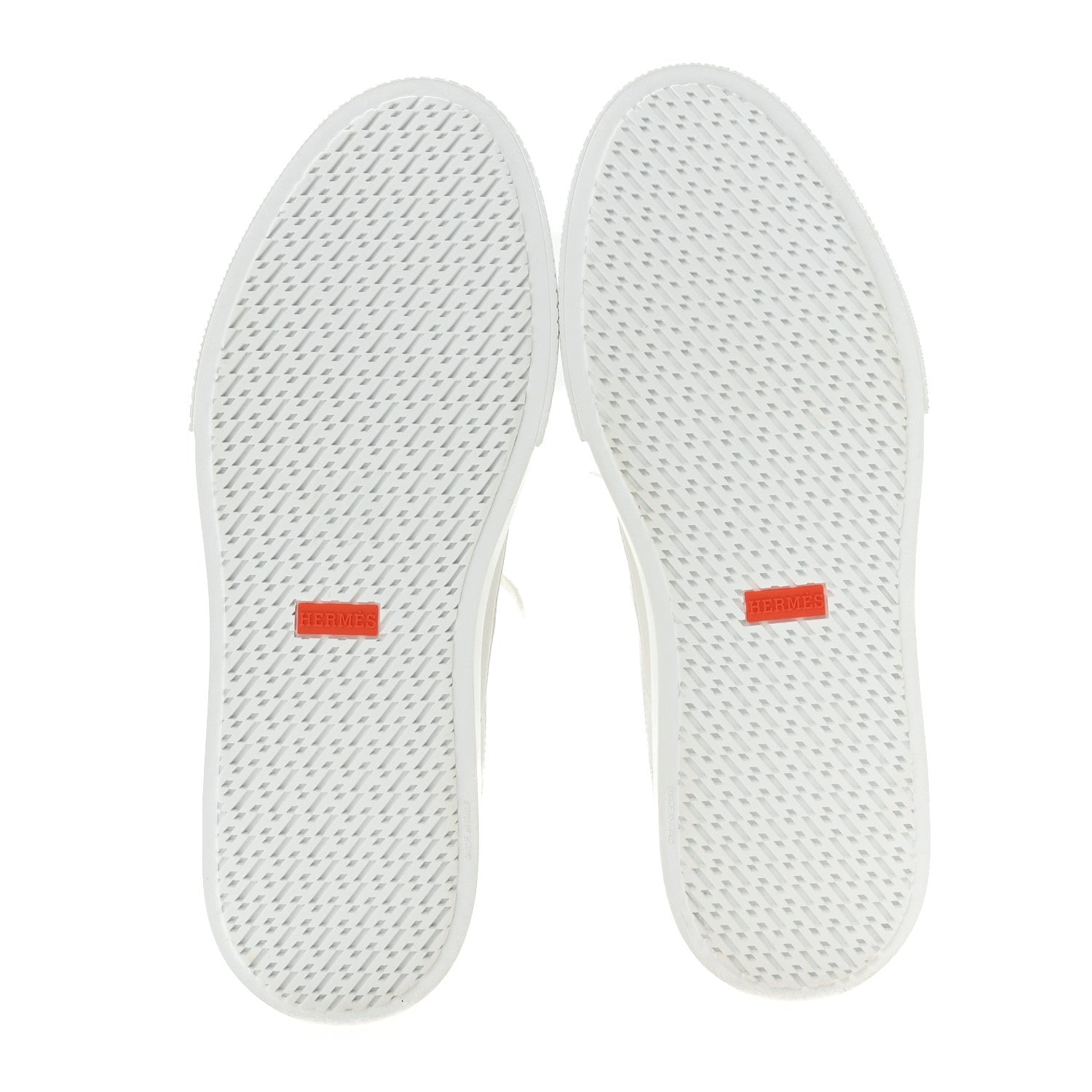 Hermes Calfskin Keep Mule Sneakers 40 White 6 of 9