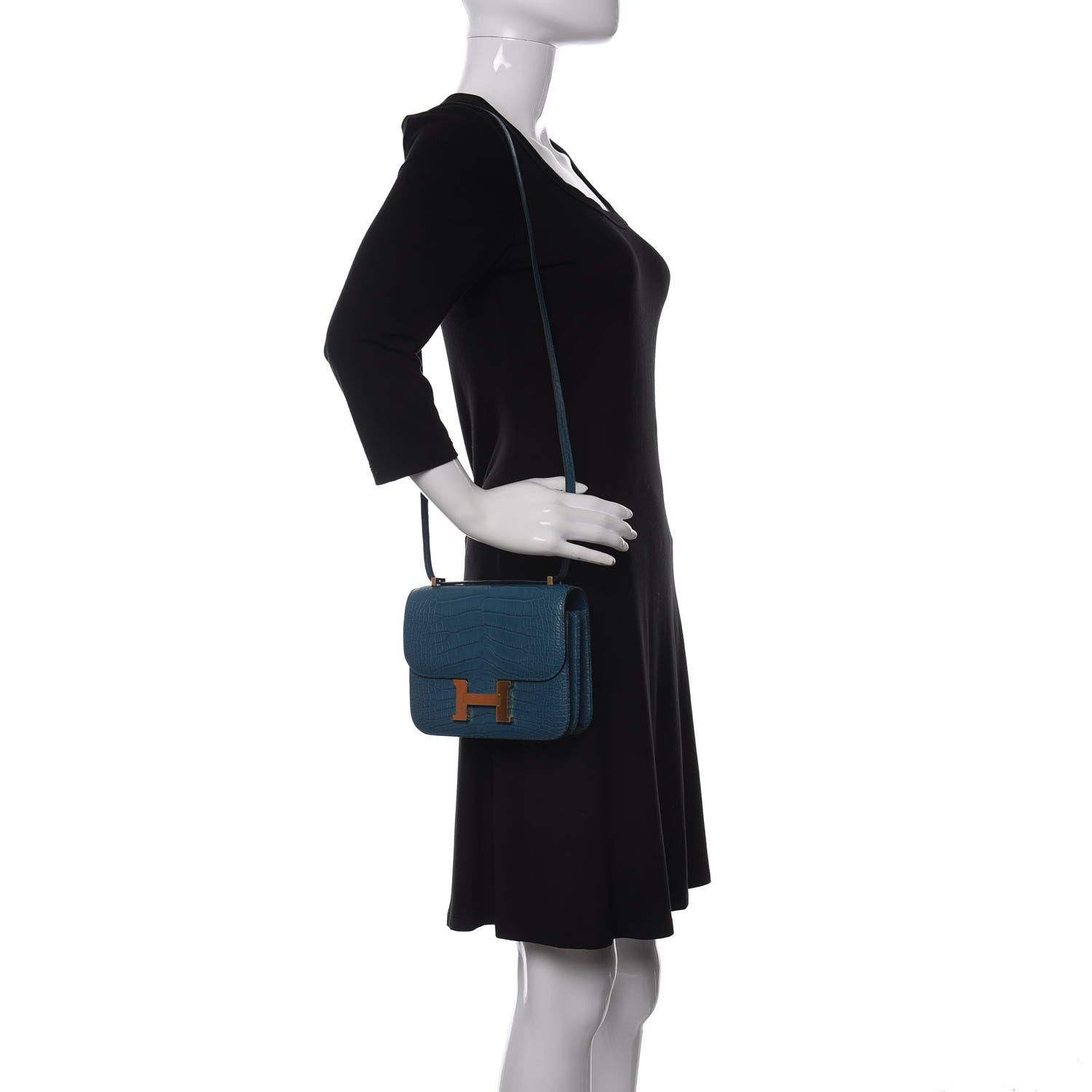 Hermes Matte Alligator Constance 18 Colvert 2 of 11