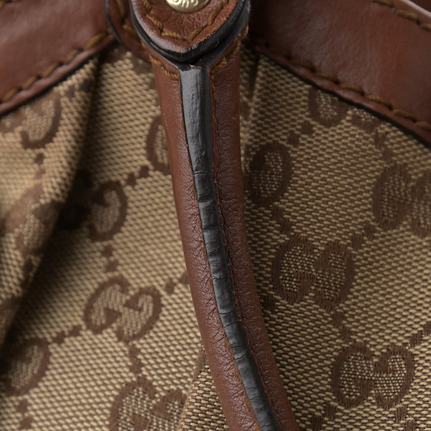 Monogram Medium Sukey Tote Brown