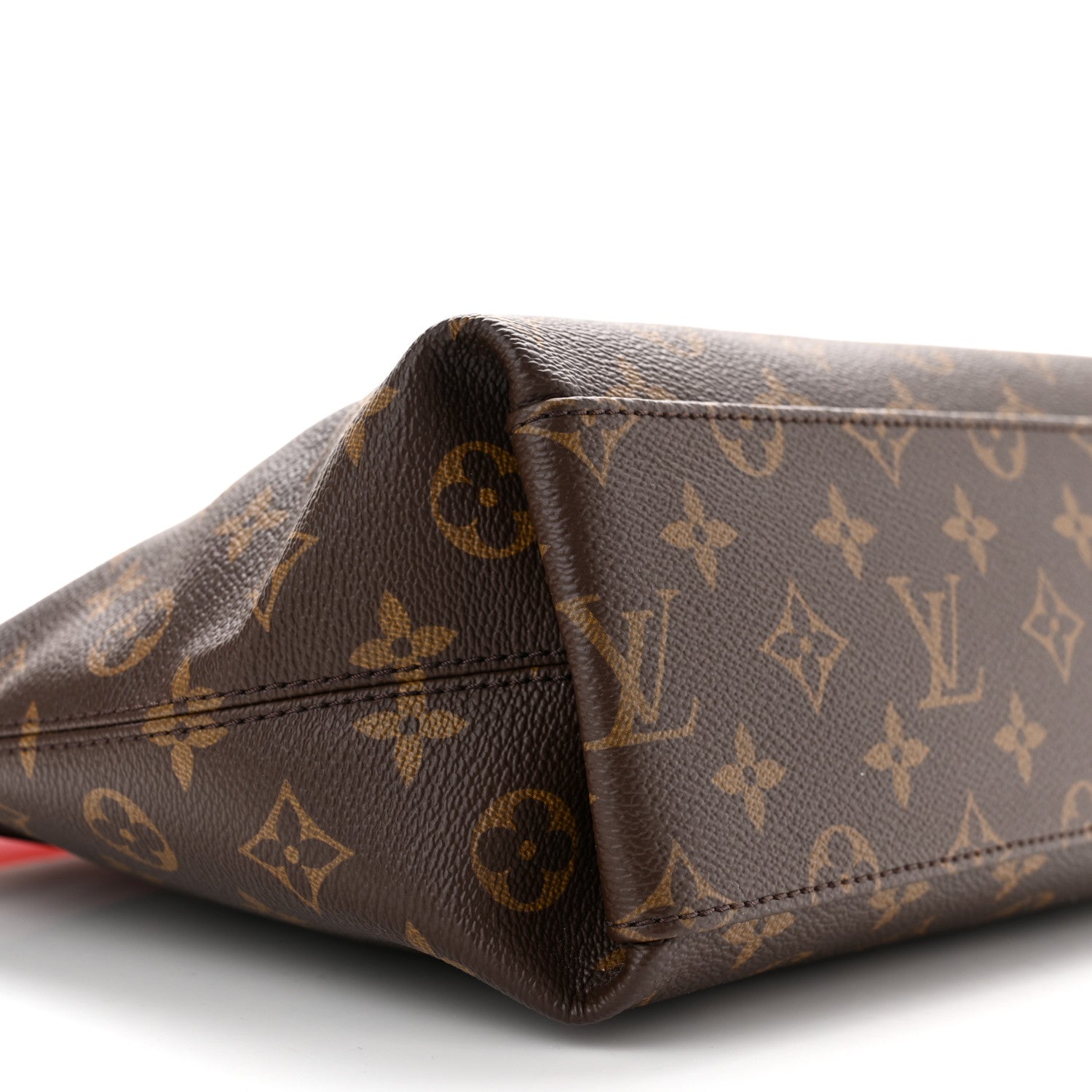Louis Vuitton Monogram Tuileries Besace Caramel Rouge 7 of 8