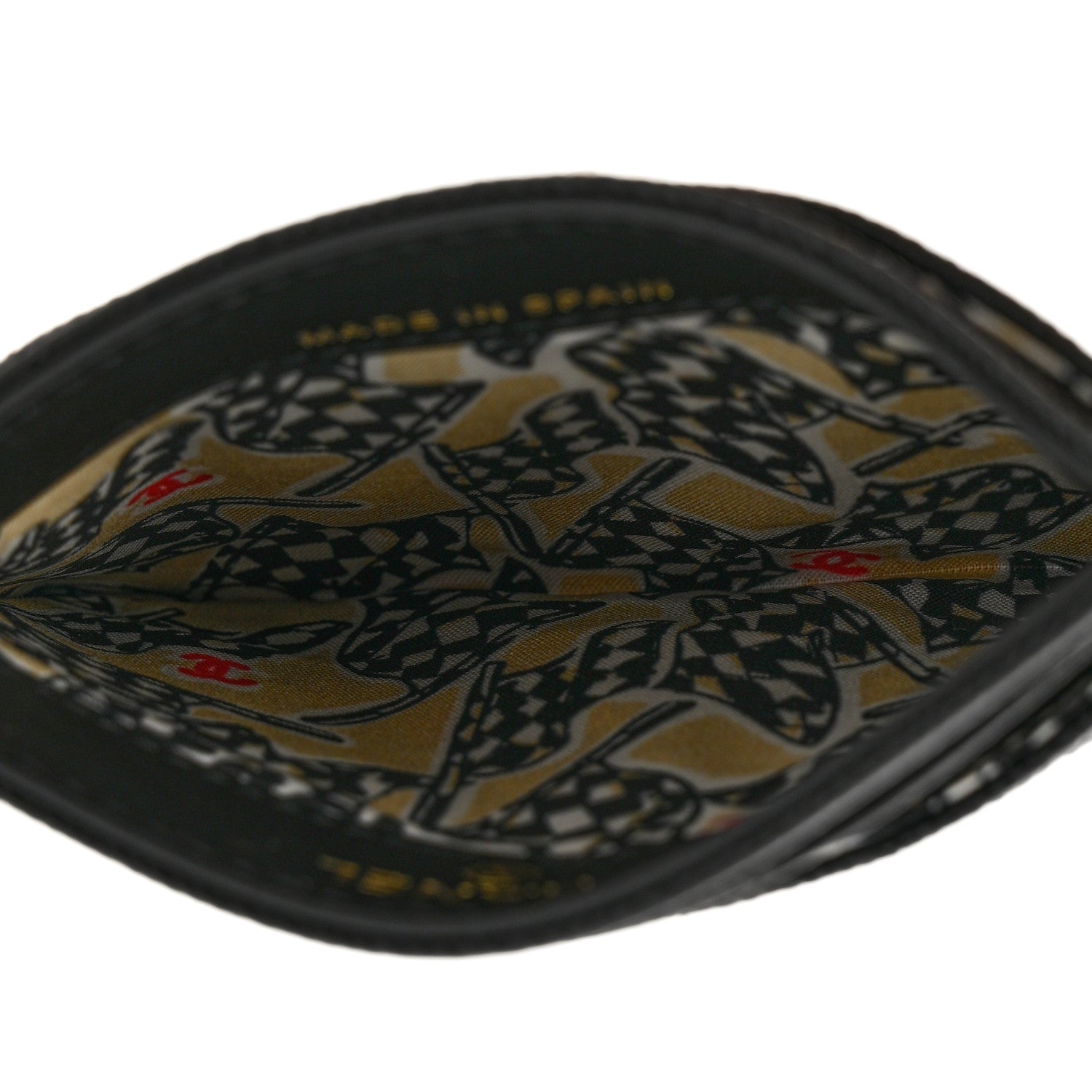 Chanel Caviar Quilted Striated Card Holder Black 5 of 8