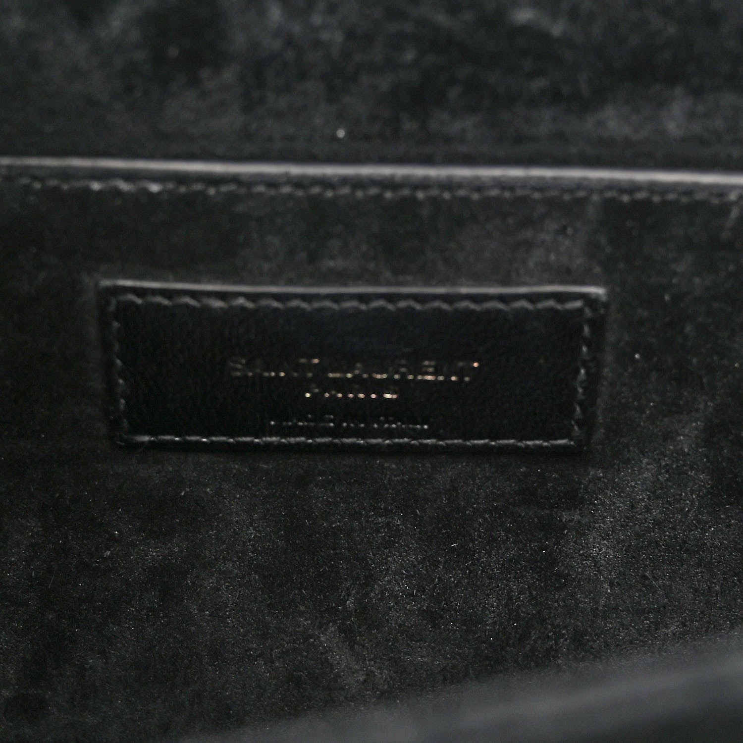 Saint Laurent Calfskin Medium Bellechasse Satchel Black 8 of 11