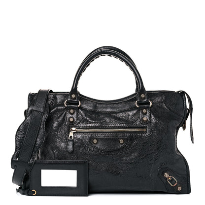 Balenciaga Agneau Giant 12 Rose Gold Hardware City Black 1 of 18