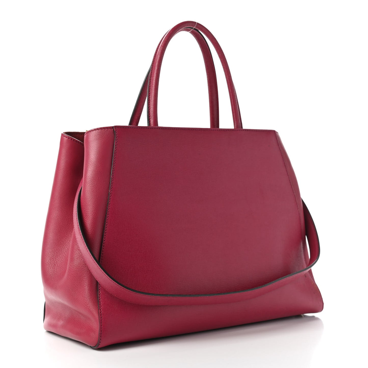Vitello Elite Regular 2Jours Tote Rosso Scuro Ciliegia