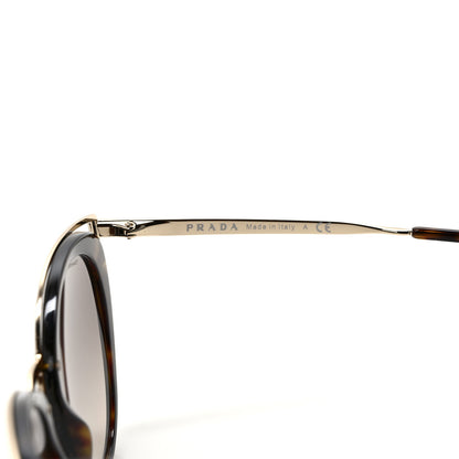 Prada Horn Metal Cinema Sunglasses SPR66T Tortoise 7 of 8