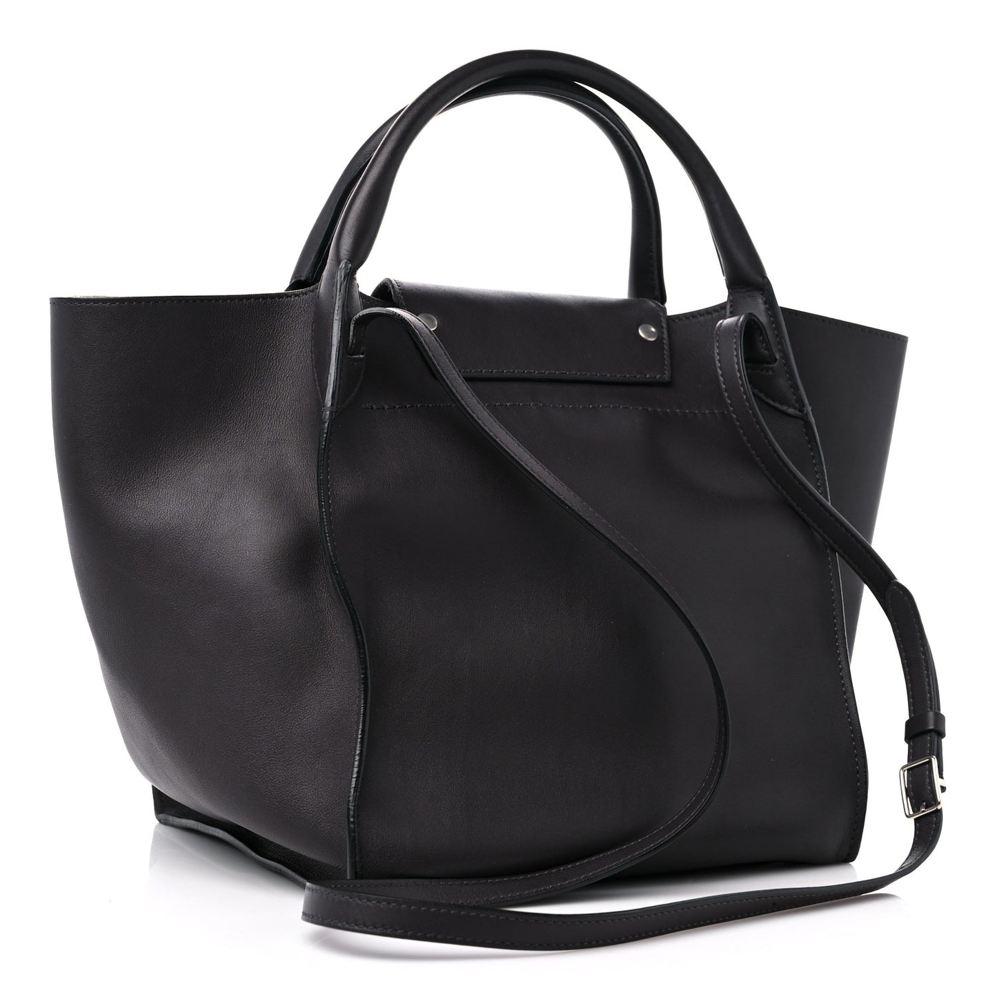 Smooth Calfskin Small Big Bag Dark Brown