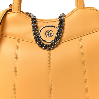 Gucci Senna Calfskin Petite GG Small Tote Bag Sunny Yellow 7 of 9