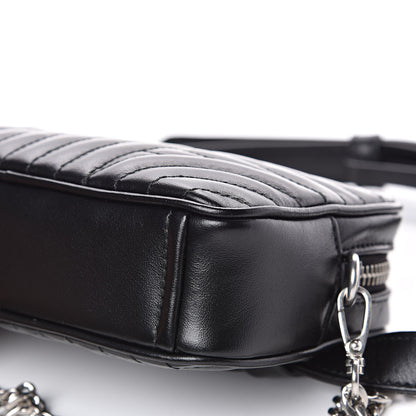 Prada Soft Calfskin Impunture Diagramme Belt Bag Black 9 of 9