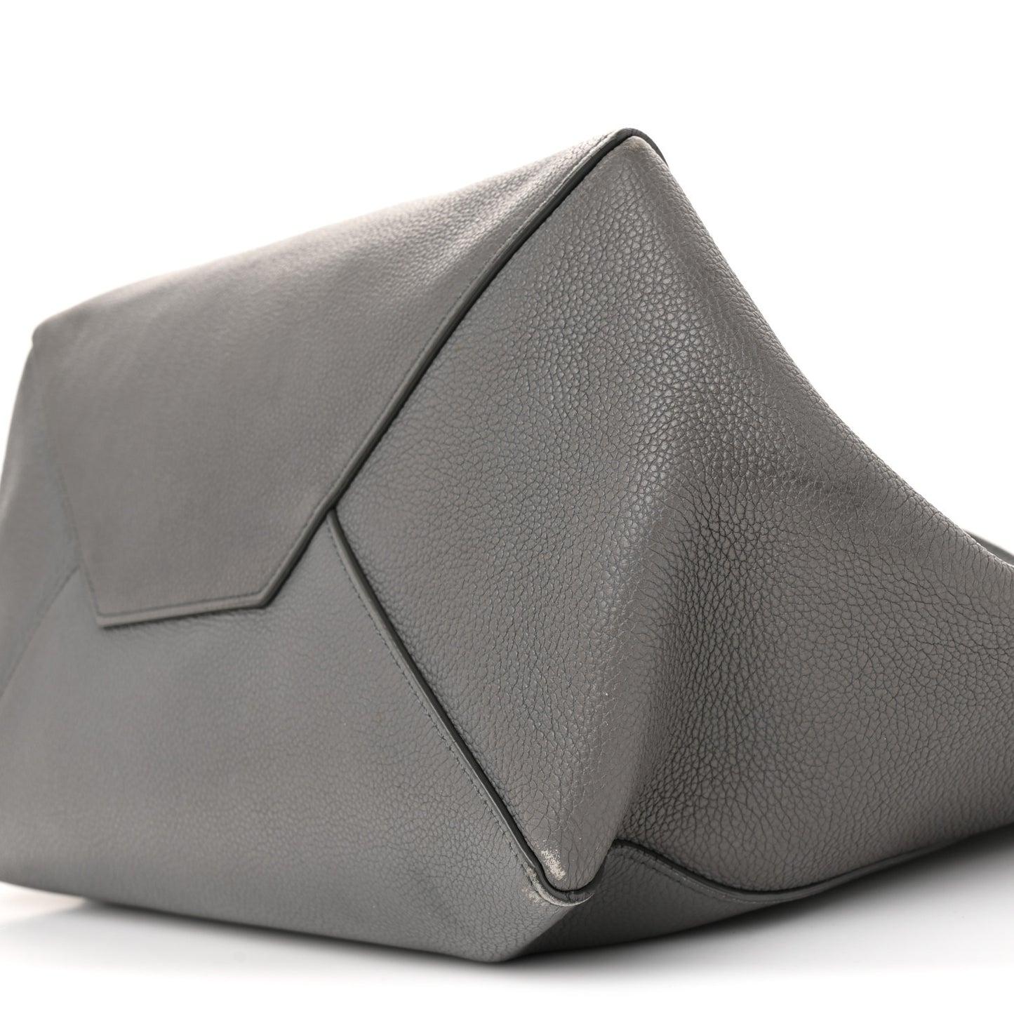 Soft Grained Calfskin Medium Belt Cabas Phantom Grey