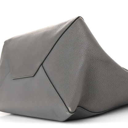 Celine Soft Grained Calfskin Medium Belt Cabas Phantom Grey 9 of 15