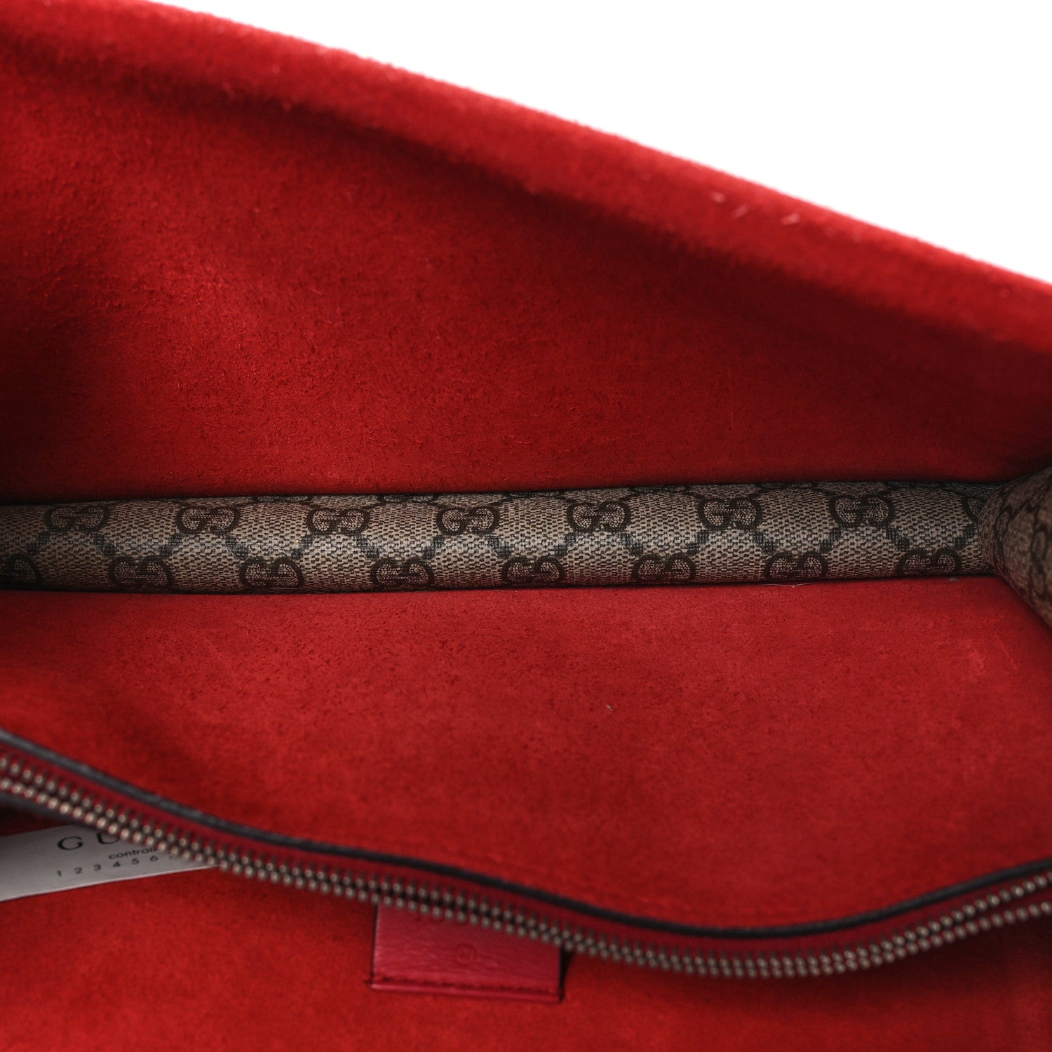 Gucci GG Supreme Monogram Small Dionysus Shoulder Bag Red 5 of 15