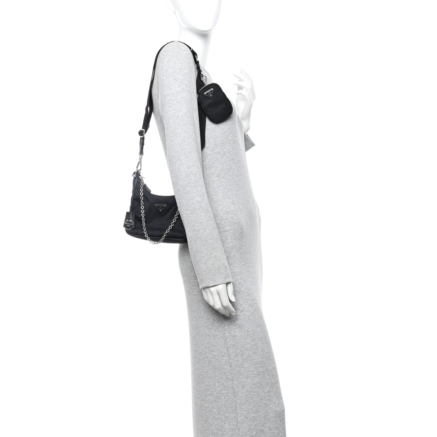 Nylon Re-Edition 2005 Shoulder Bag Black