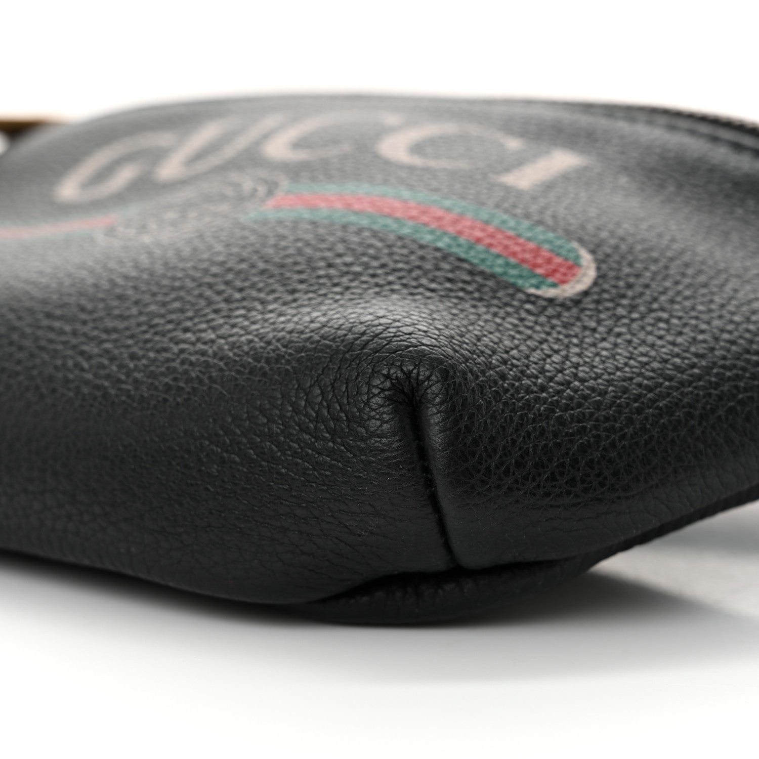 Gucci Grained Calfskin Small Logo Belt Bag Black 10 of 10