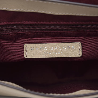 Marc Jacobs Calfskin Medium The Commuter Crossbody Beige 6 of 10
