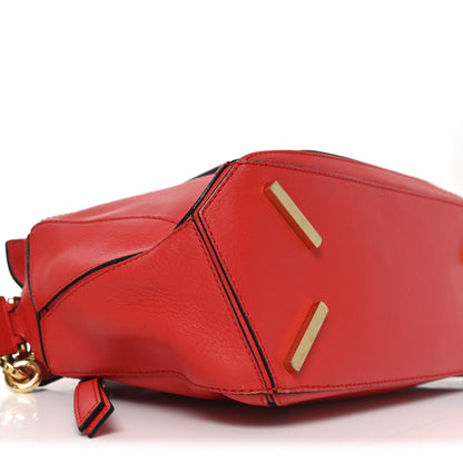 Loewe Calfskin Small Puzzle Bag Scarlet 8 of 10