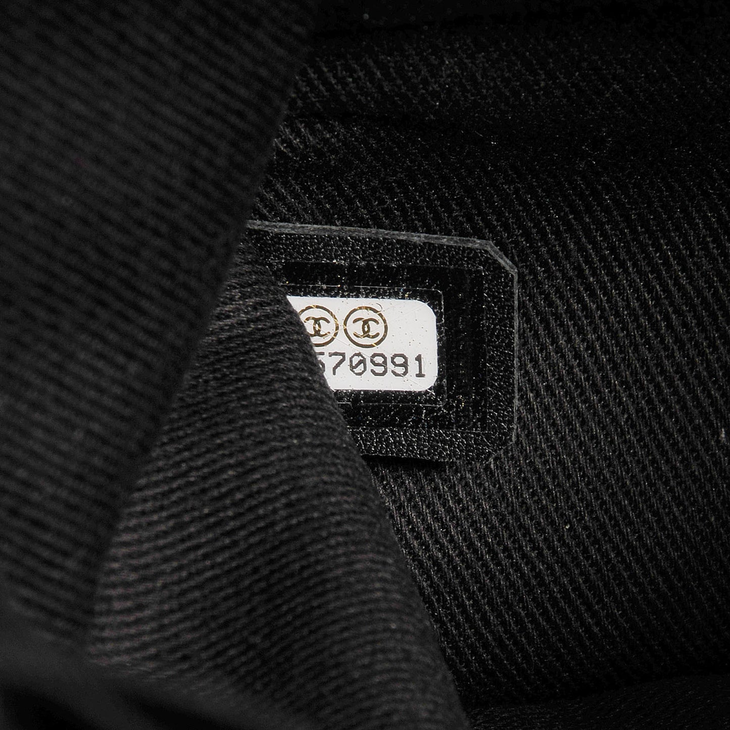 Calfskin Perforated Up In The Air Tote Black