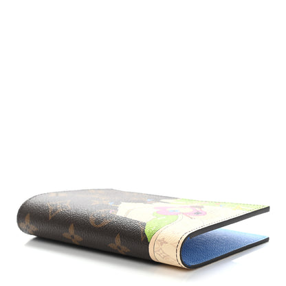 Louis Vuitton Monogram 2021 Christmas Animation China Passport Cover Myosotis Blue 4 of 6