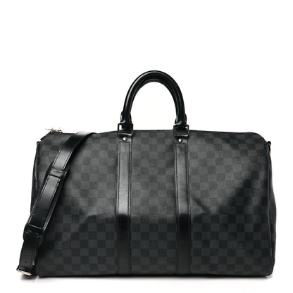Louis Vuitton Damier Graphite Keepall Bandouliere 45 1 of 10