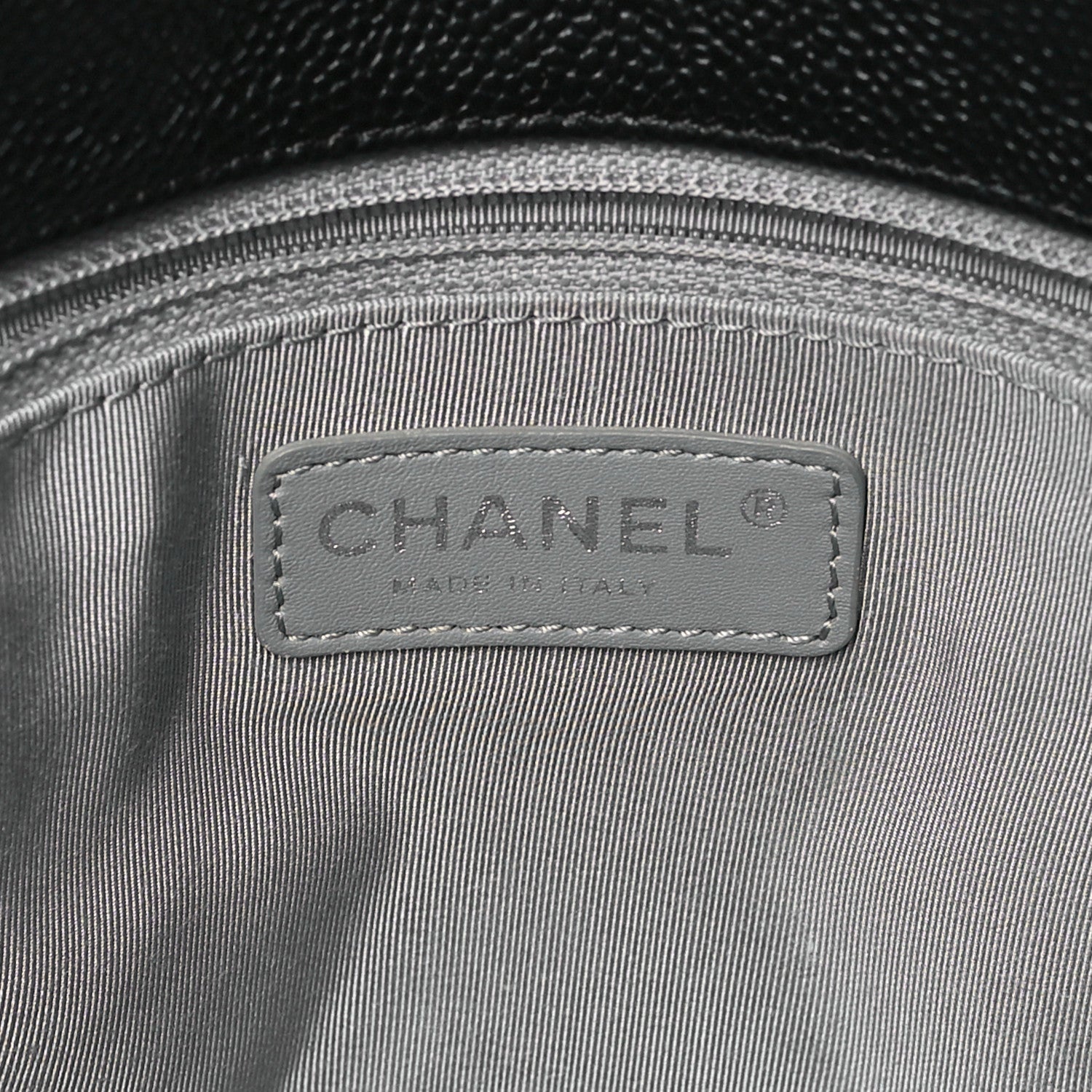 Chanel Caviar Quilted Medium French Riviera Flap Black 6 of 10