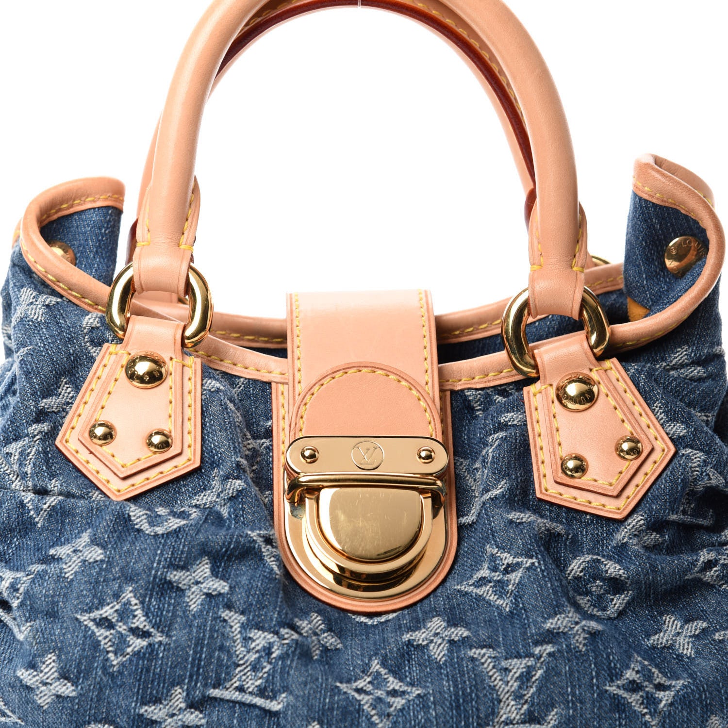Louis Vuitton Monogram Denim Pleaty Blue 11 of 11