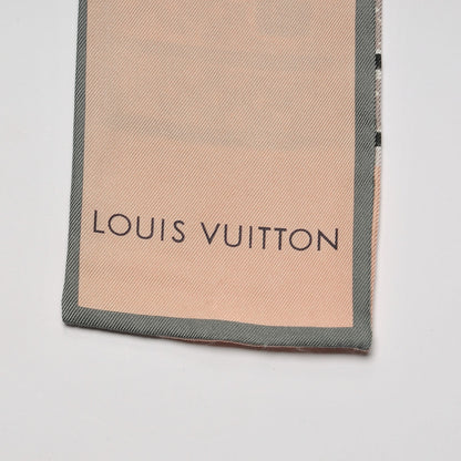 Louis Vuitton Silk Monogram Trunks Bandeau Rose Poudre 4 of 4