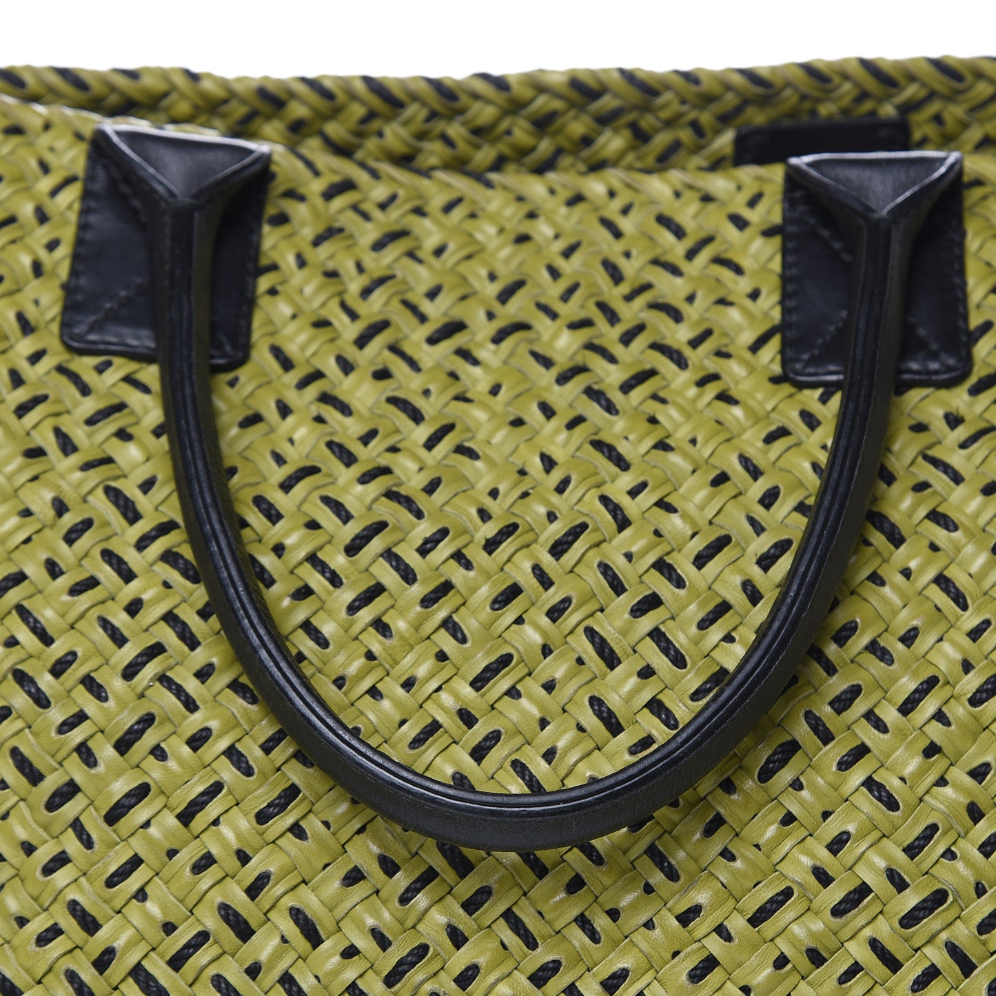 Nappa Intrecciato Large Cabat Green Black
