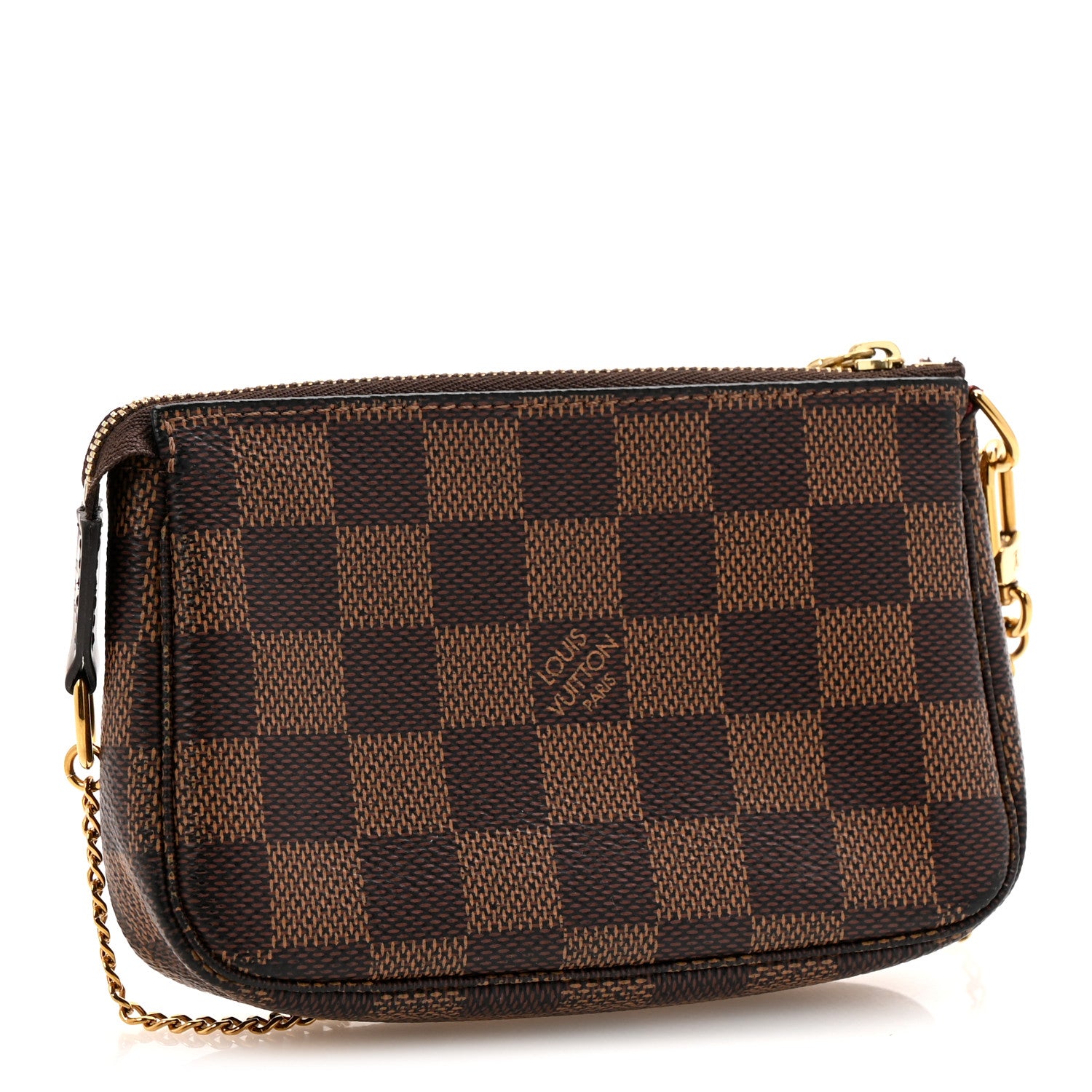Louis Vuitton Damier Ebene Mini Pochette Accessories 3 of 9