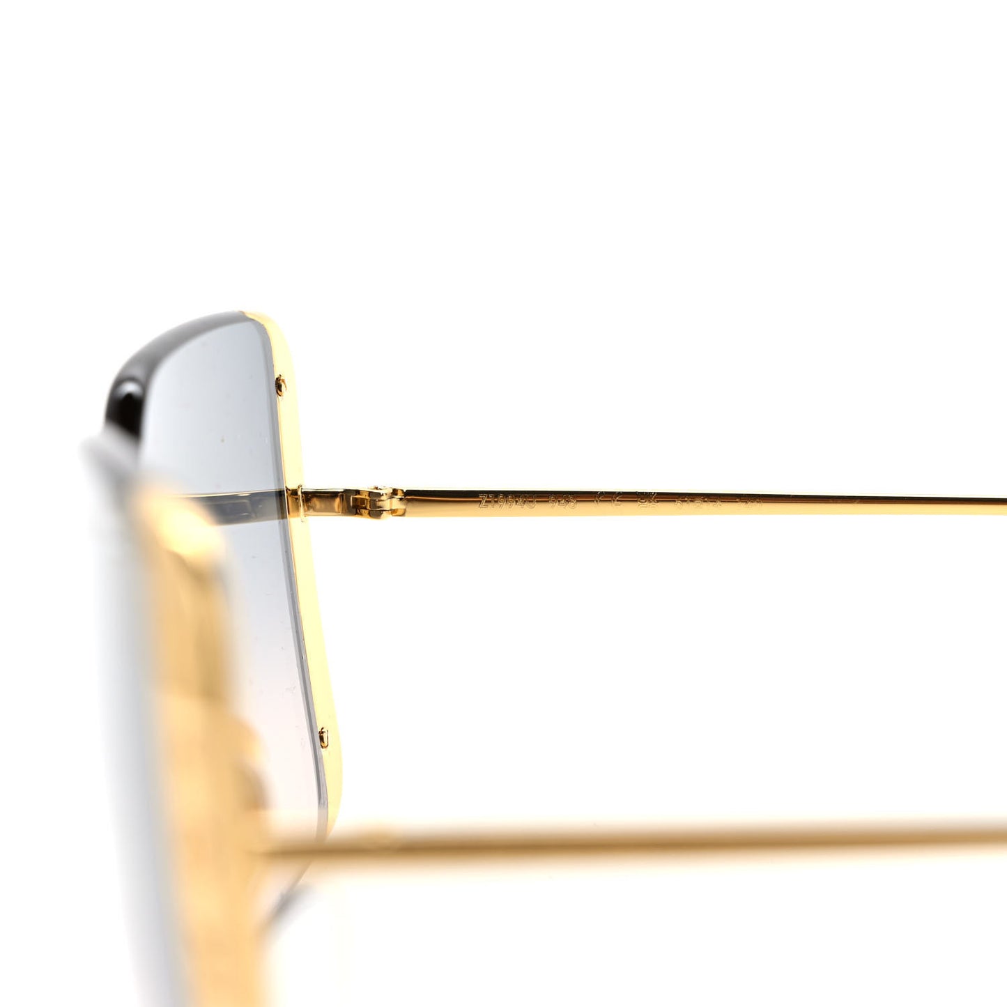 Metal LV Moon Square Sunglasses Z1994U Gold