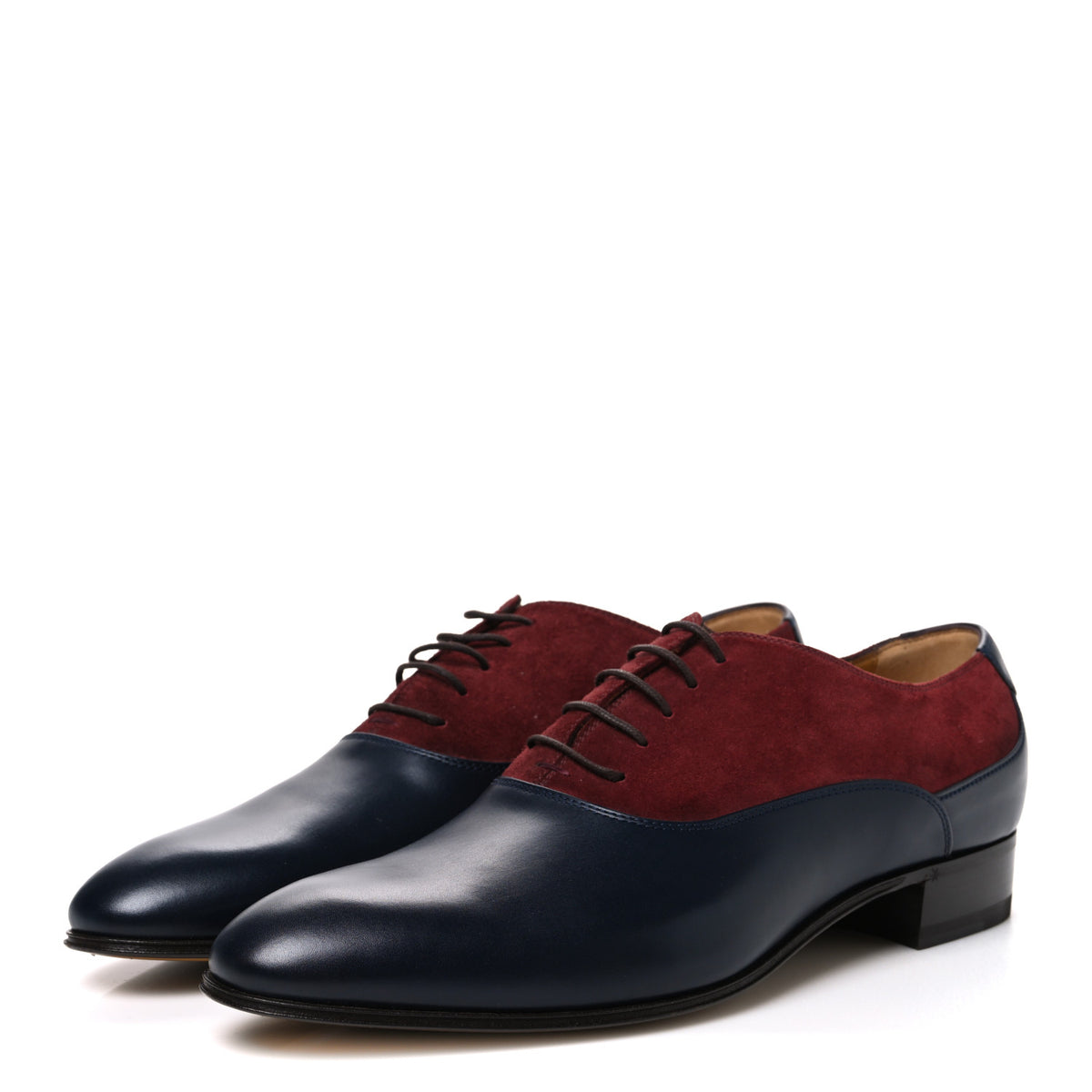New Waxed Calfskin Supersofty Oxfords 11 Black Burgundy