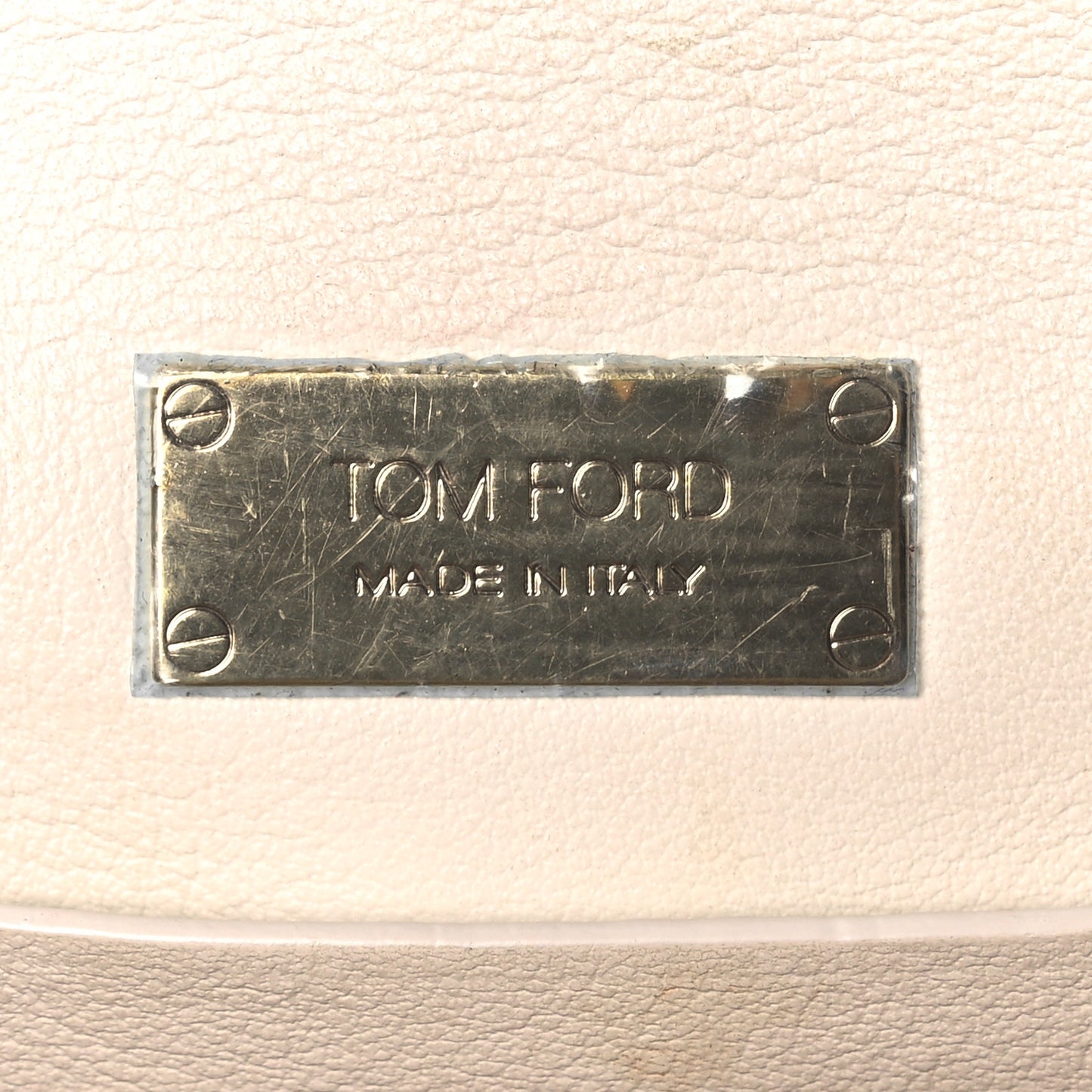 Calfskin Sedgwick Zip Clutch White