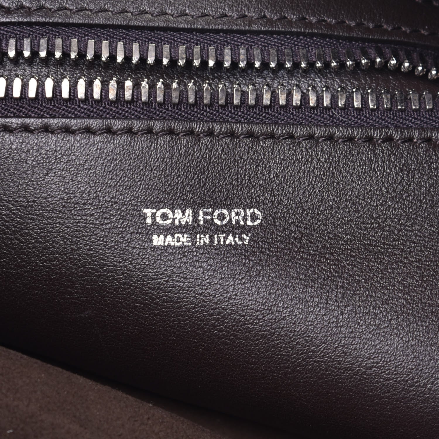 Tom Ford Calf Hair Shoulder Bag Brown White 6 of 9