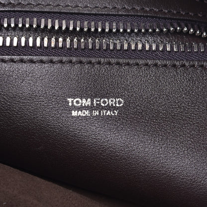 Tom Ford Calf Hair Shoulder Bag Brown White 6 of 9