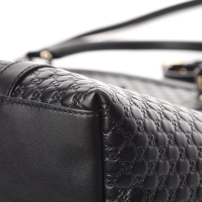 Gucci Soft Microguccissima Large Dome Satchel Black 11 of 15