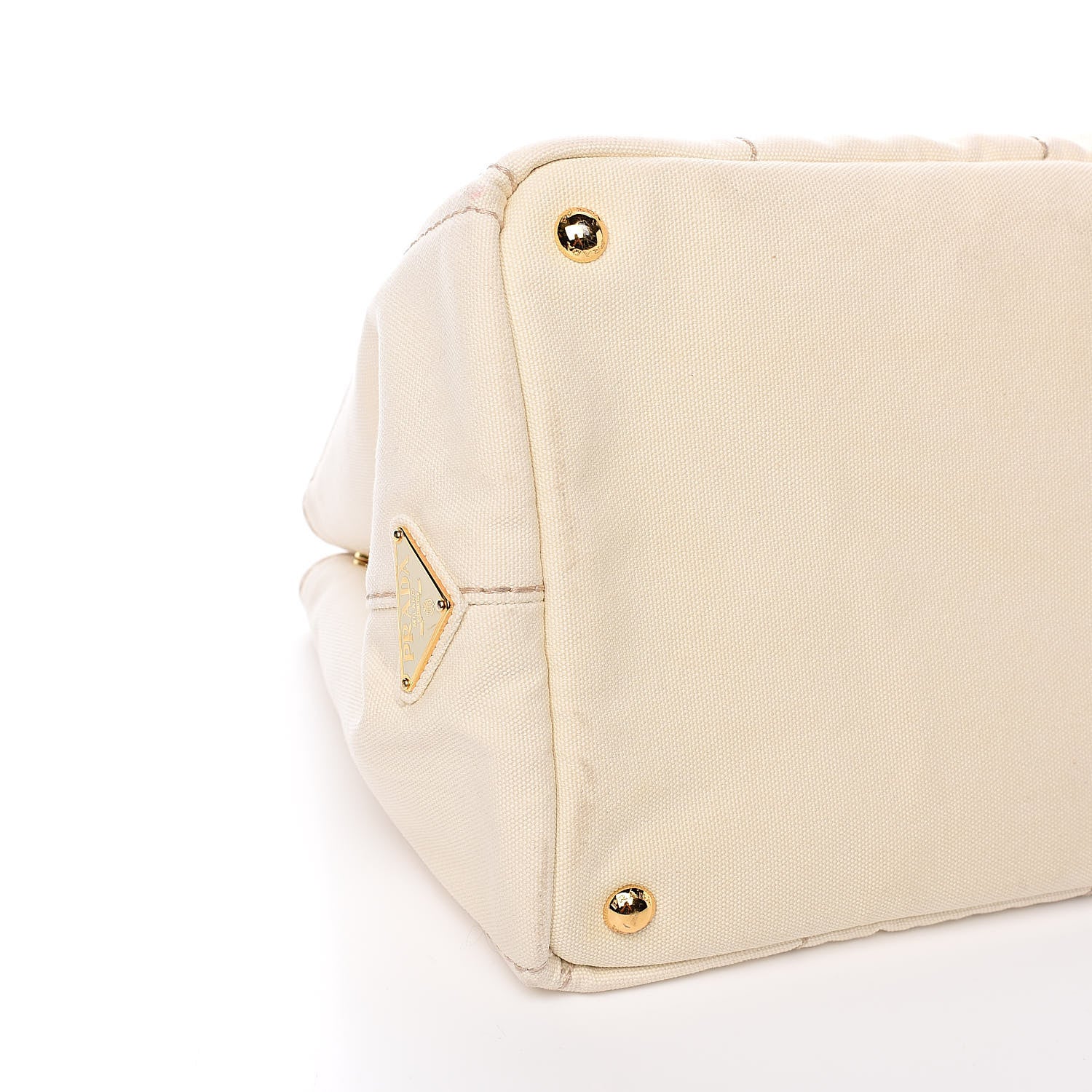 Prada Canapa Logo Tote Grezzo 8 of 10