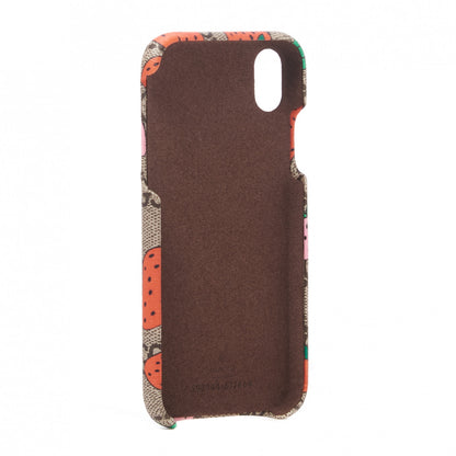 Gucci GG Supreme Monogram Strawberry iPhone XR Case 2 of 5