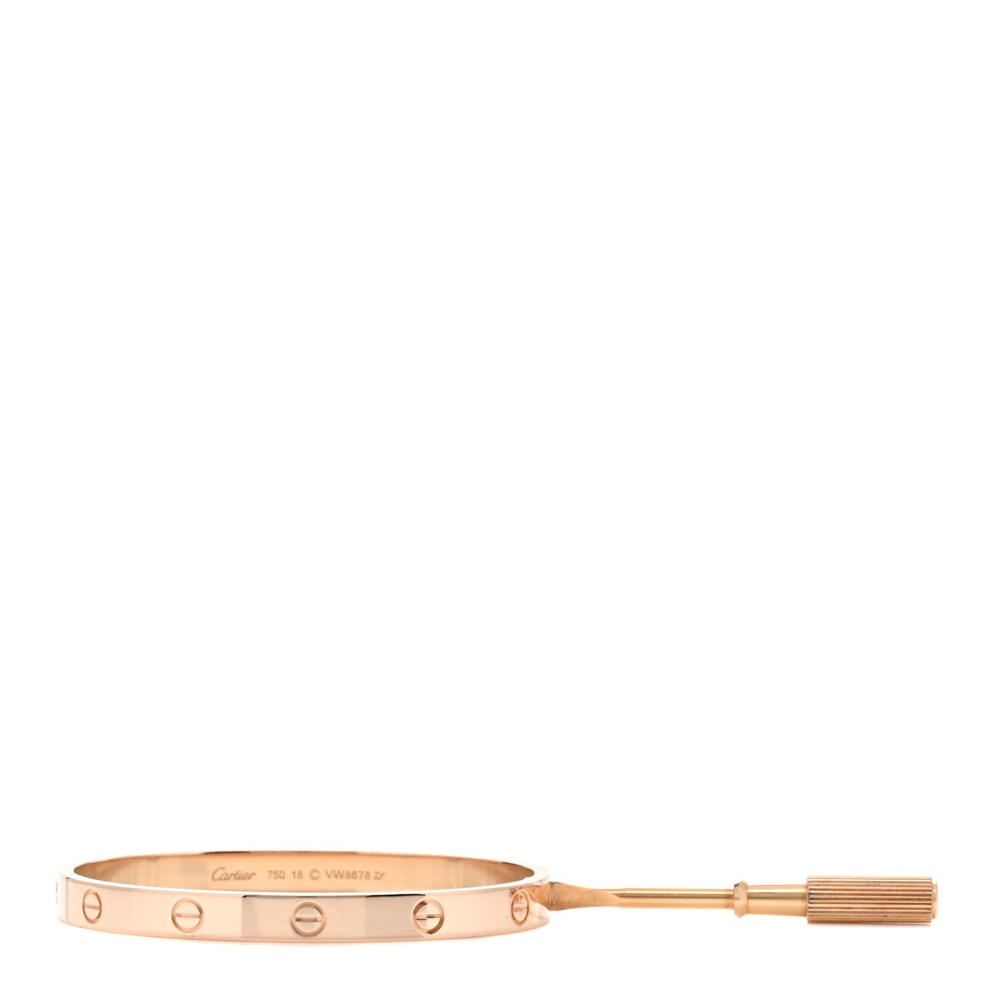 18K Pink Gold LOVE Bracelet 18