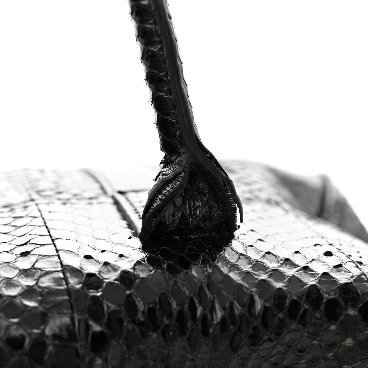 Silky Snake Print Bayswater Black