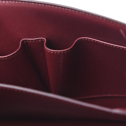 Celine Box Calfskin Medium Classic Box Flap Bag Burgundy 14 of 15