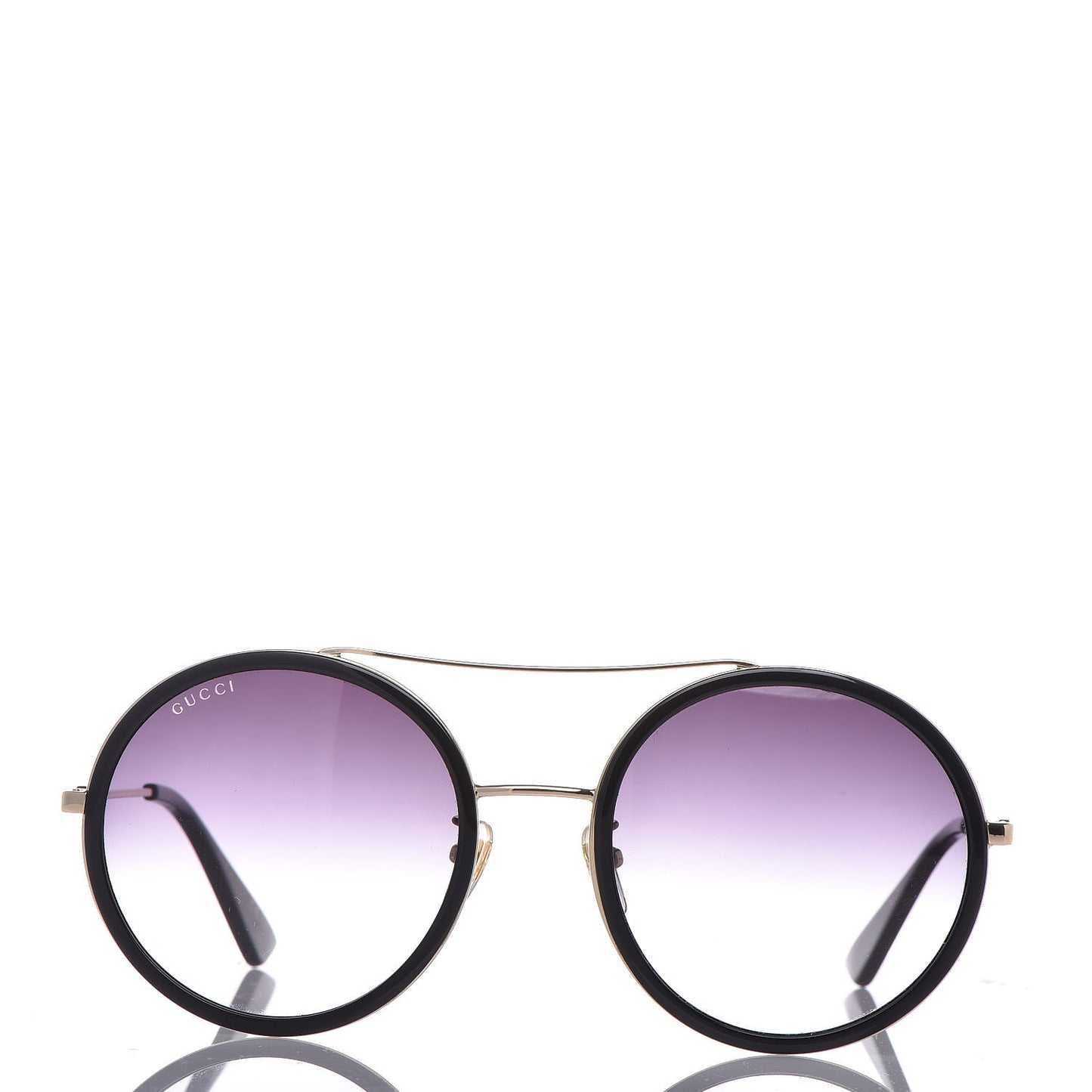 Round Frame Sunglasses GG0061S Black