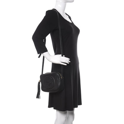 Gucci Pebbled Calfskin Small Soho Disco Bag Black 2 of 13