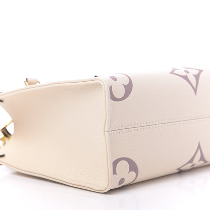 Louis Vuitton Empreinte Monogram Giant Onthego PM Creme Bois De Rose 6 of 10
