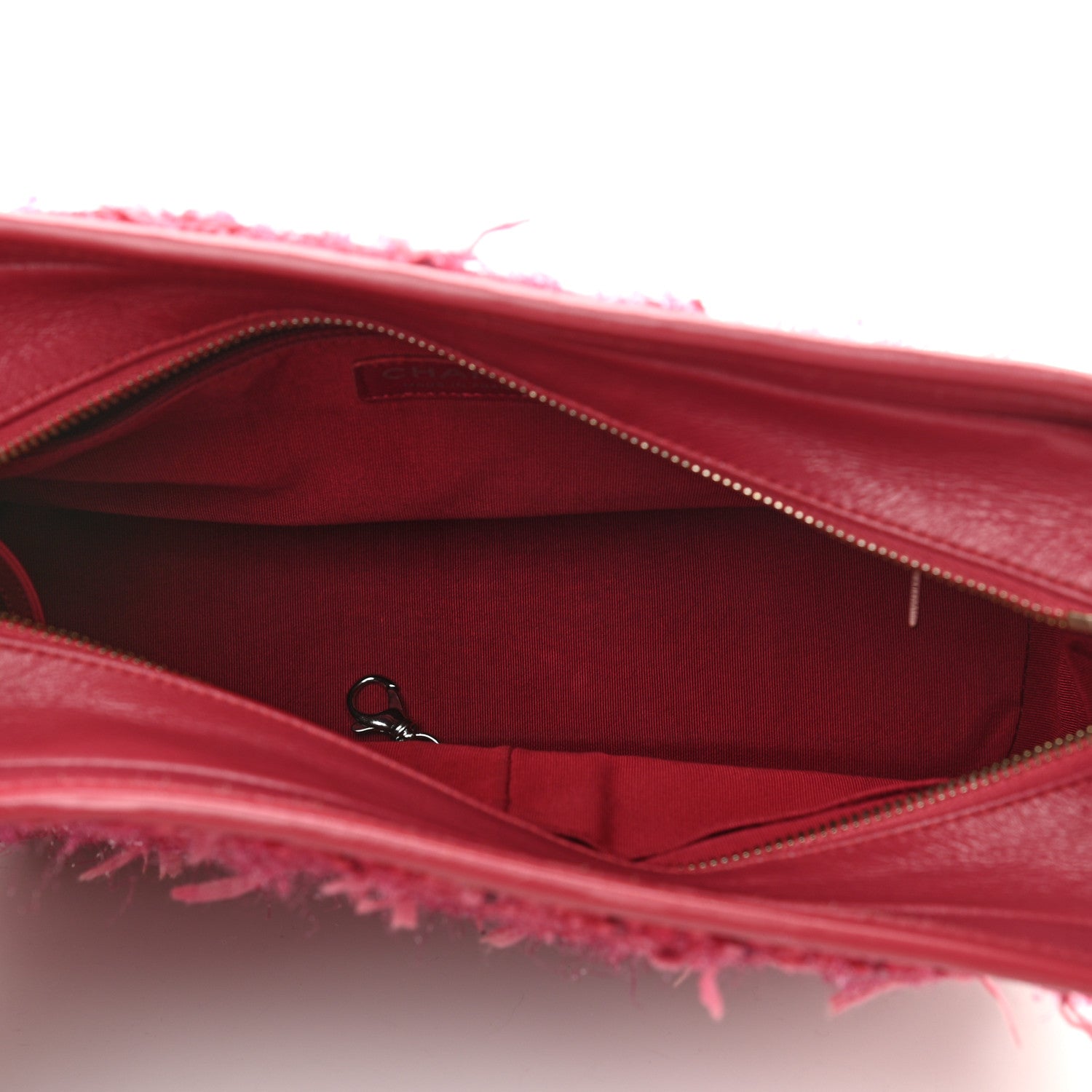 Chanel Tweed Calfskin Medium Gabrielle Hobo Pink 5 of 9