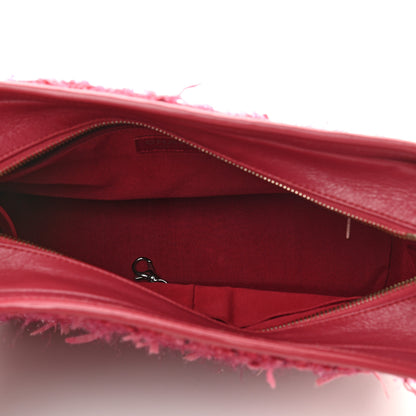 Chanel Tweed Calfskin Medium Gabrielle Hobo Pink 5 of 9
