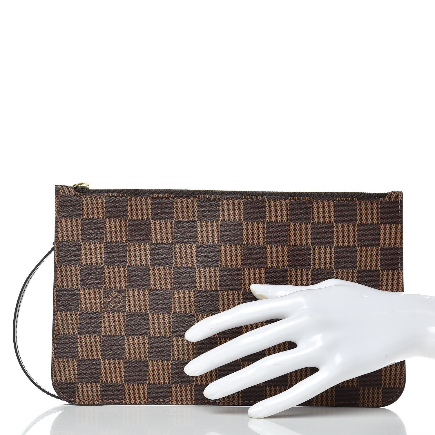 Louis Vuitton Damier Ebene Neverfull MM GM Pochette 2 of 7