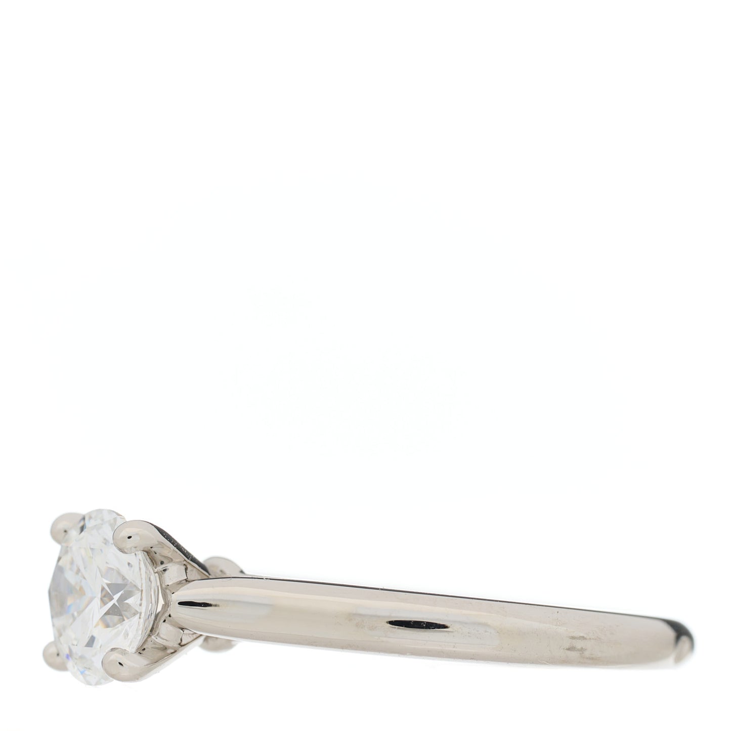 Platinum Diamond .80ct Solitaire 1895 Engagement Ring 49 4.75