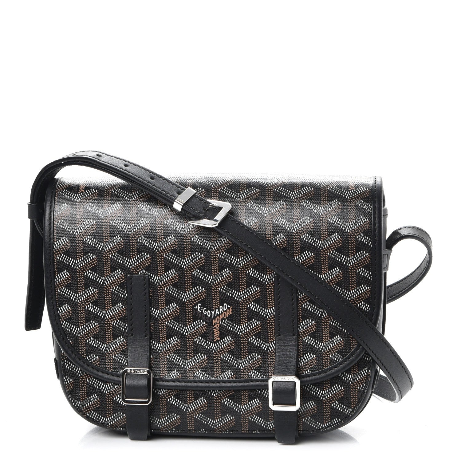 Goyard Goyardine Belvedere PM Messenger Bag Black 1 of 7