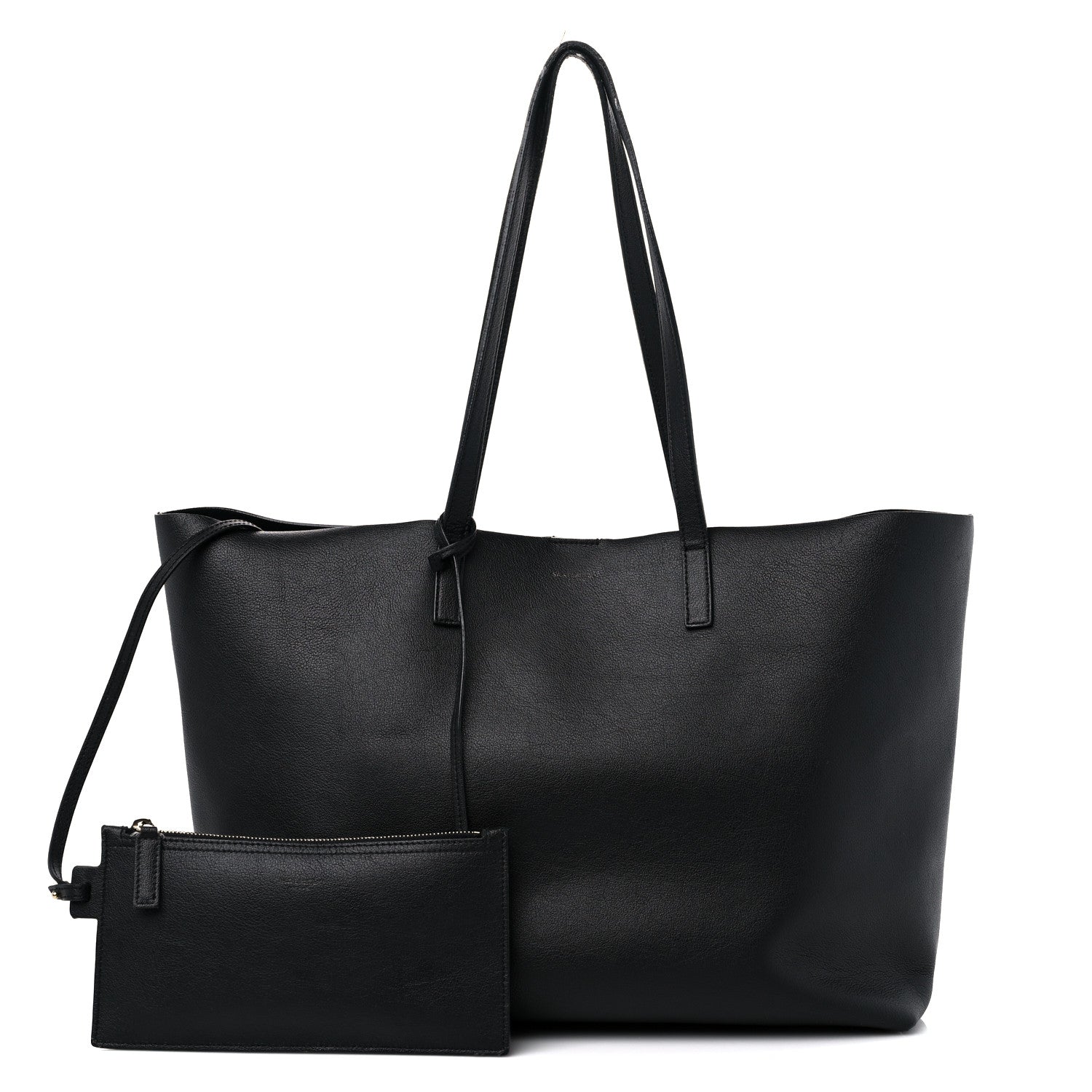 Saint Laurent Calfskin Large Shopping Tote 1 of 19
